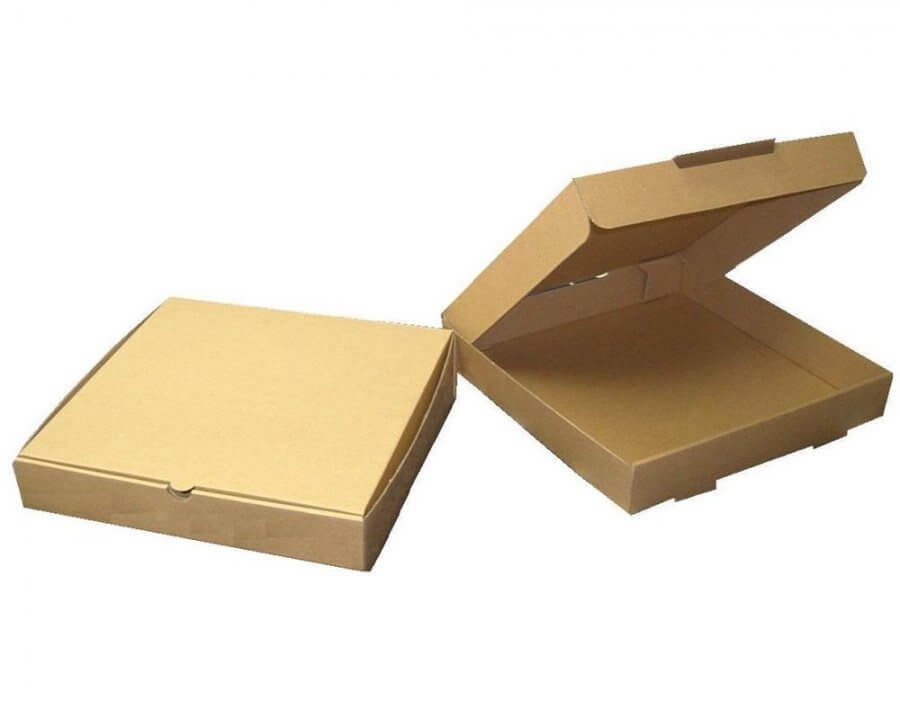 Коробка для пиццы 460x460x50 мм (упаковка 100 шт, бурая, без лого)