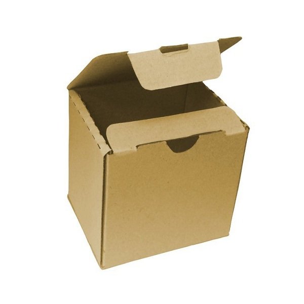 Коробка 85*75*85мм трехслойный мгк Т23, самосборная, цвет бурая (в упаковках по 100шт)