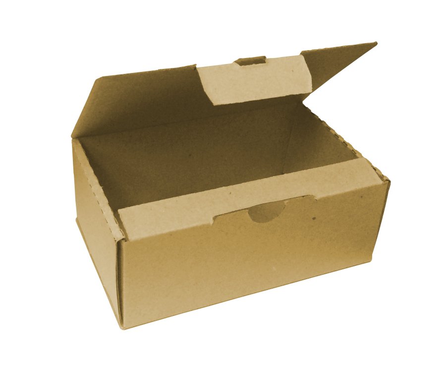 Коробка из микрогофрокартона 150x75x70  (упаковка 100 шт, серая, без лого)