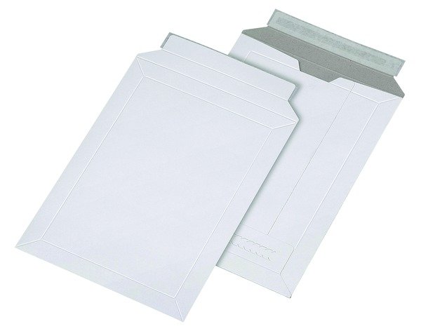 Конверт картонный А5, белый, 175х250 мм (уп. 100 шт)